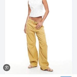 Lioness Yellow Wide-Leg Pants